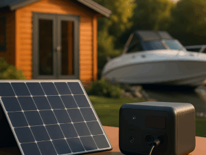 Gartenhaus & Boot 12V Sets