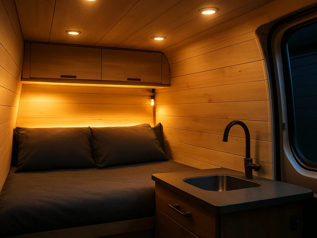 Kaufberater & Setup: Auswahl von LED-Leuchten, PWM- vs. DC-Dimmer, Stromverbrauchsberechnung, Montageoptionen für Van und Gartenhaus und Tipps zur Blendfreiheit.