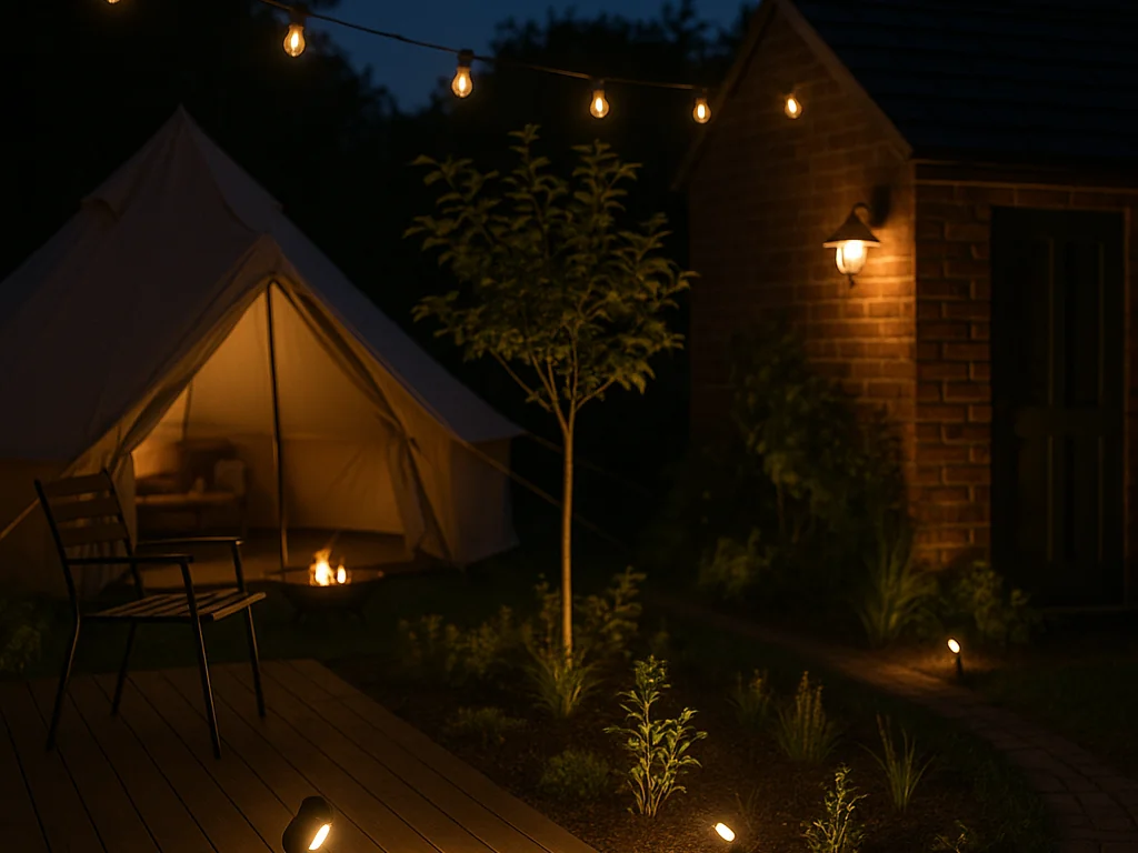 Nahaufnahme LED-Strip und technisches Datenblatt